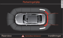 Infotainment: Optisk avståndsvisning